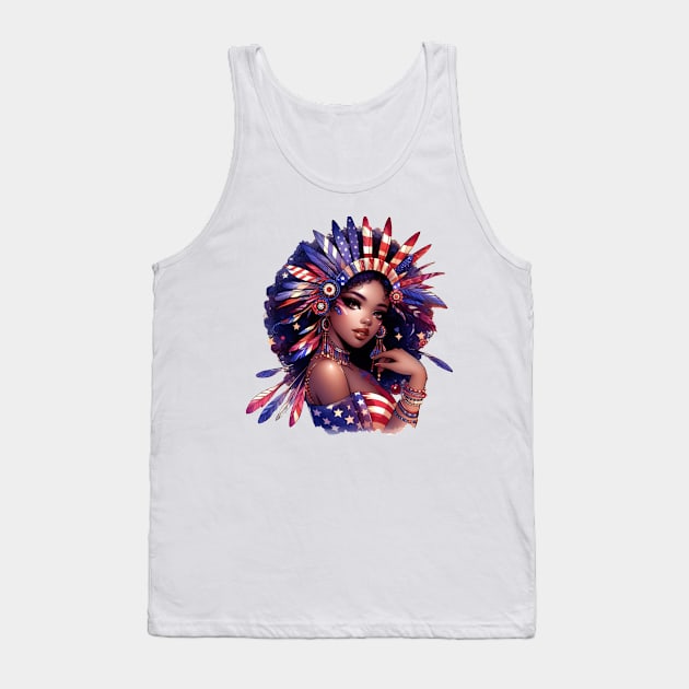 American Beauty, Native | Catsie Cat Tank Top by Catsie Cat